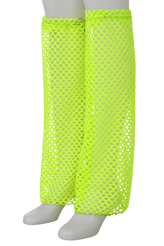 BANNED Diya Neon Net Legwarmers Bright and Bold Alternative Fashion Accessory