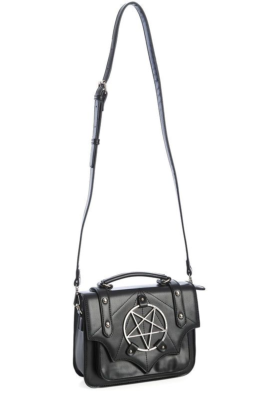 Banned Alternative MOLOCH PENTAGRAM SHOULDER BAG
