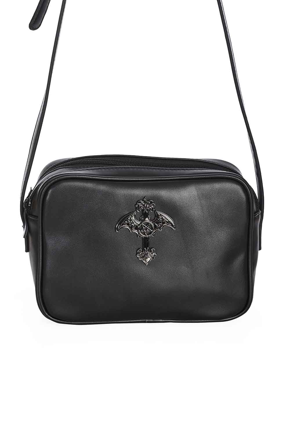 Banned Alternative YOU SHALL NOT FIND ME CROSS BODY BAG