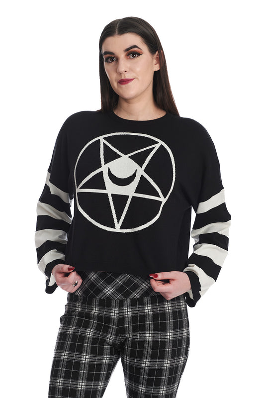 Banned Alternative MOLOCH PENTAGRAM JUMPER