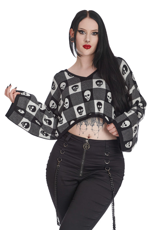 Banned Alternative BELLADONNA KNITTED JUMPER