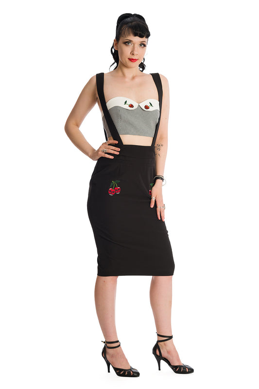 Banned Alternative CHERRY JANE PENCIL SKIRT