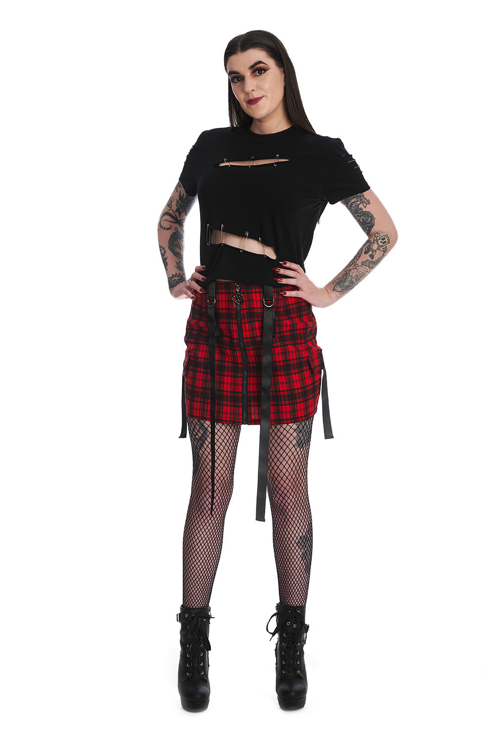 Banned Alternative KAMALA STRAPPY SKIRT