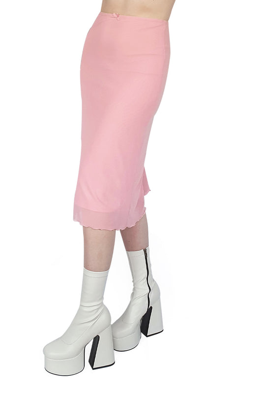 Banned Alternative KEIR MESH LONG SKIRT