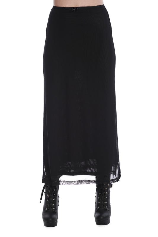 Banned Alternative PHENEX SLIT MESH SKIRT