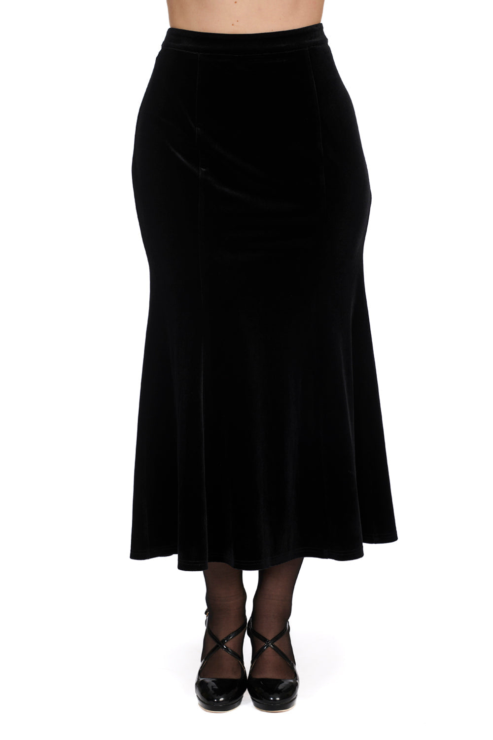 Banned Alternative BETTY ROCK PEPLUM PENCIL SKIRT