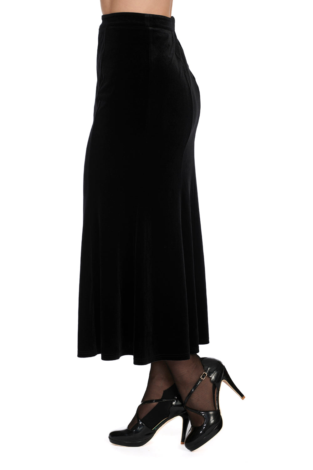 Banned Alternative BETTY ROCK PEPLUM PENCIL SKIRT