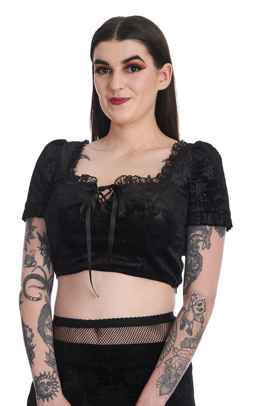 Banned Alternative CHANDELIER ROUND NECK TOP