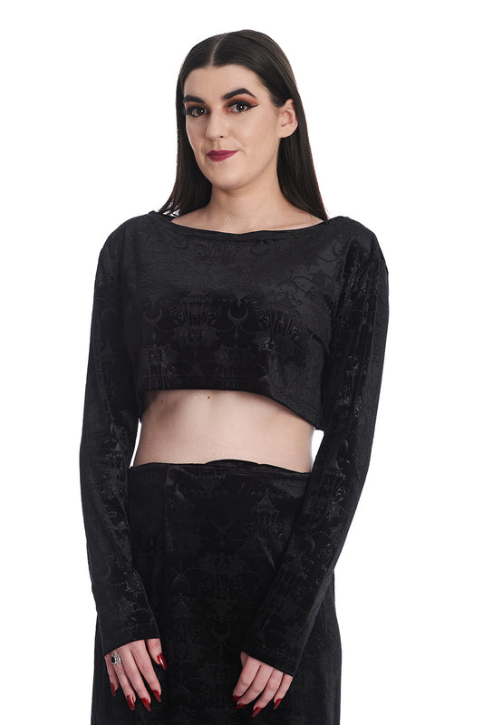 Banned Alternative CHANDELIER CROP TOP