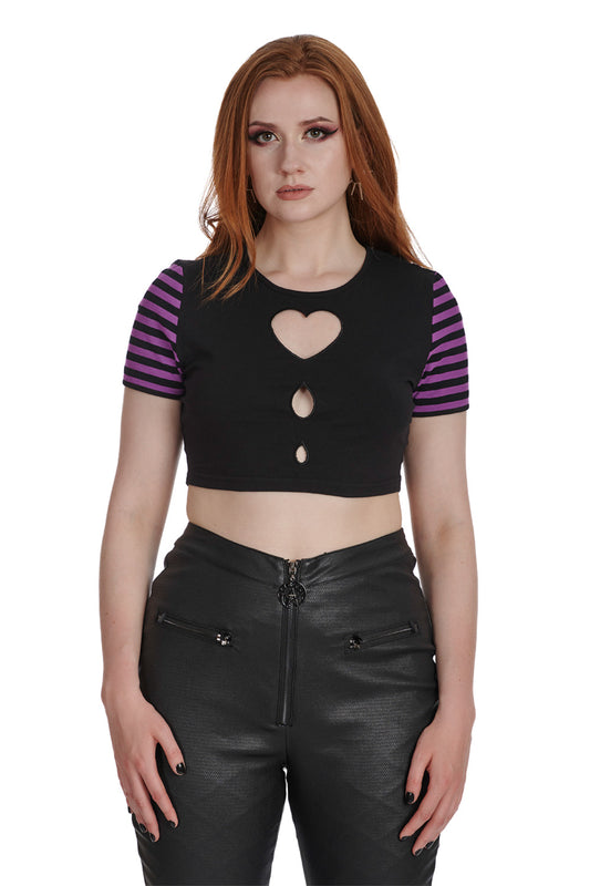 Banned Alternative AIKO CUT OUT TOP