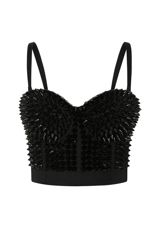 Banned Alternative Xenia spikes bustier top