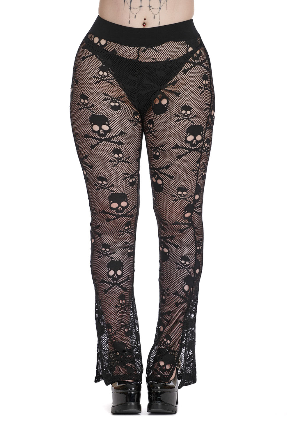 Banned Alternative GODDESS GETUP LACE TROUSERS