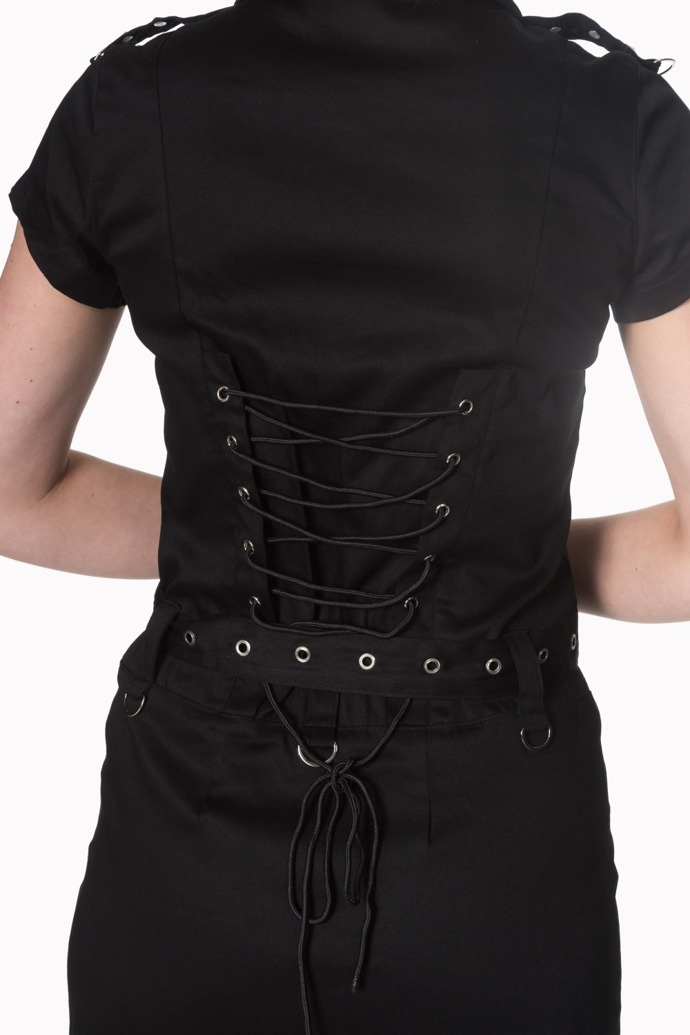 Banned Alternative Zip-up Belted Mod Dress