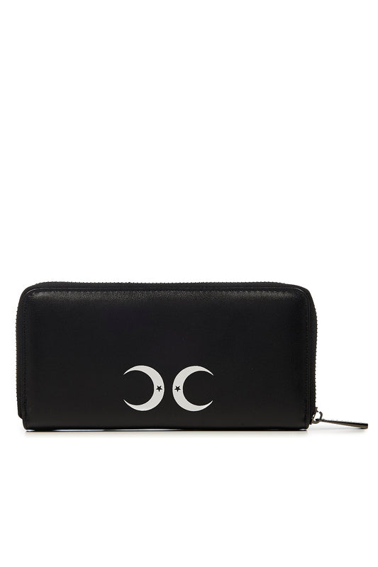 Banned Alternative Moon Phase Zip Wallet