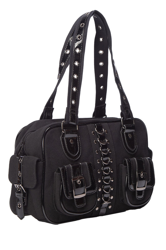 Banned Alternative Rhapsody Black Shoulder Bag