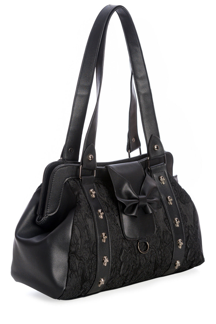 Banned Alternative Scarlet Illusion Victorian Gothic Satchel Bag