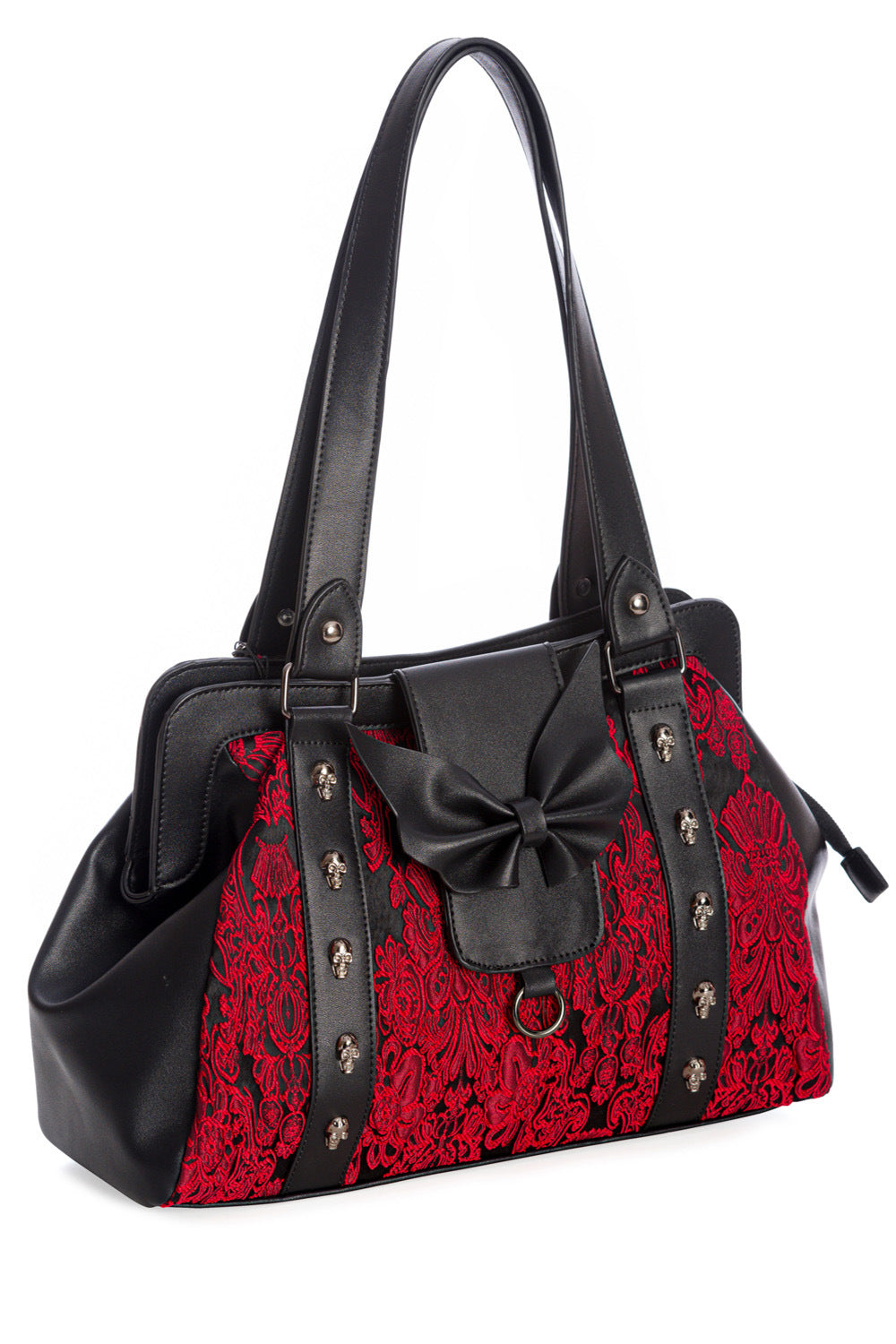 Banned Alternative Scarlet Illusion Victorian Gothic Satchel Bag