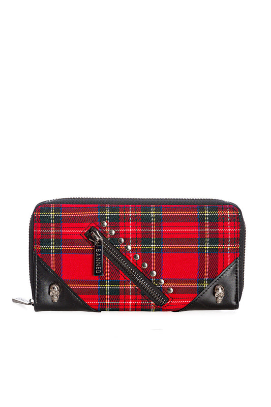 Banned Alternative Leopard Tartan Pandora Wallet