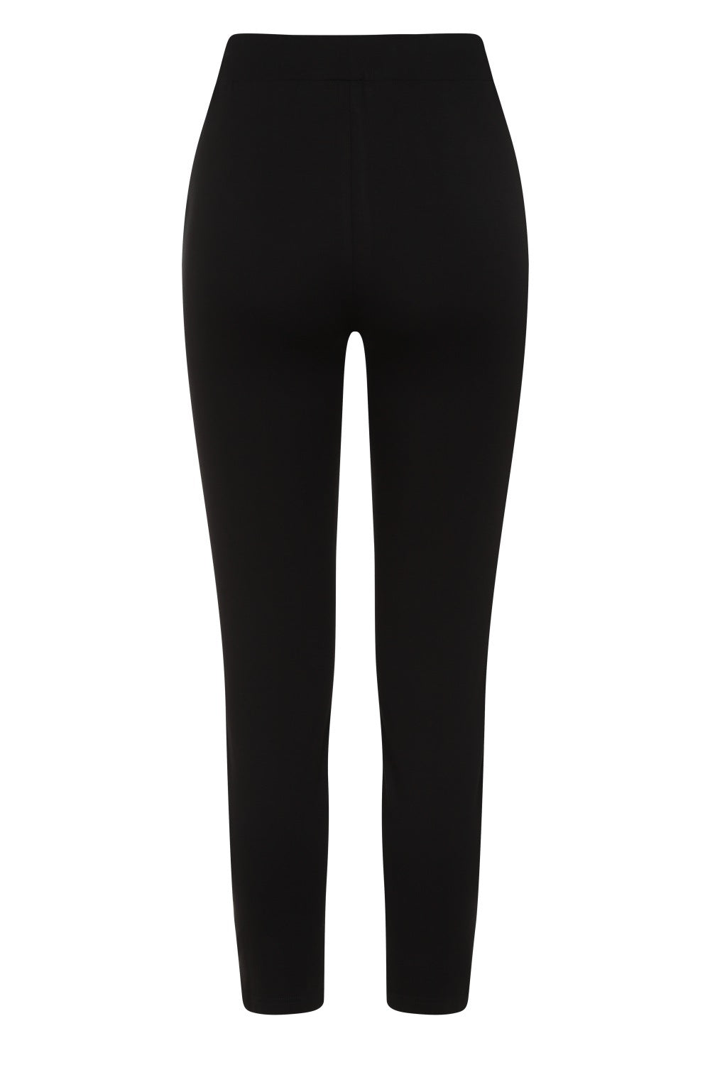 High waist black leggings with mesh moon and cat on one leg 