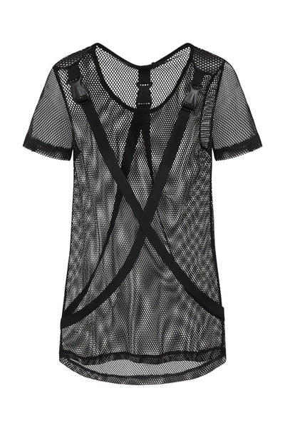 トップス Kashiko Oriental Mesh top Kashiko】23fw Mesh Top (Kashiko/Tシャツ・カットソー