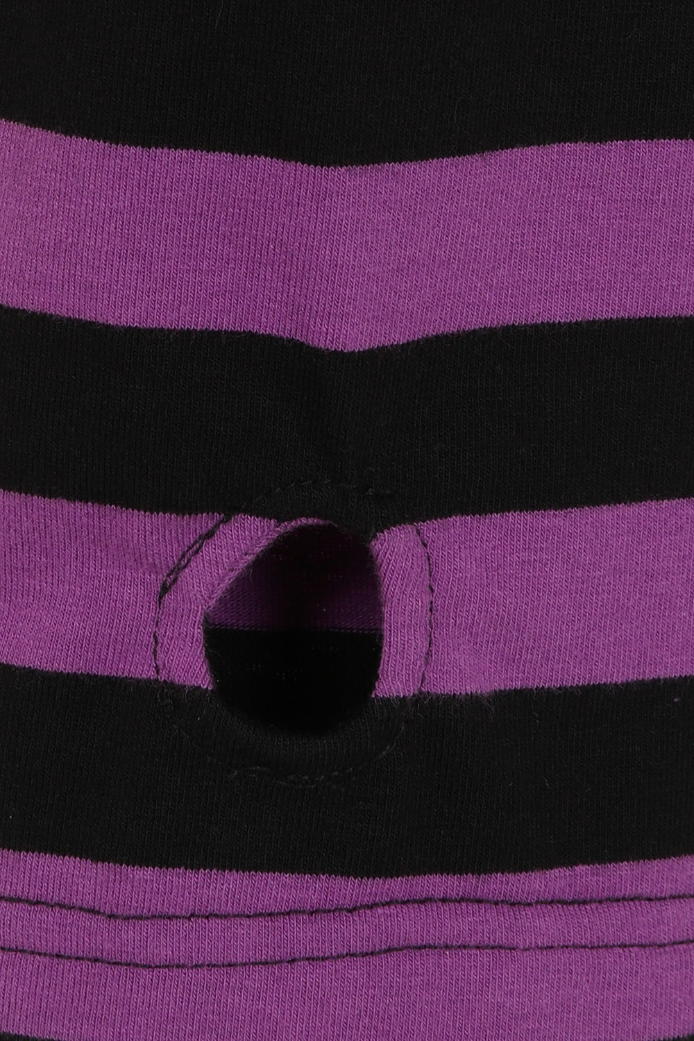 Banned Alternative Lycoris Stripe Sleeve Crop Top