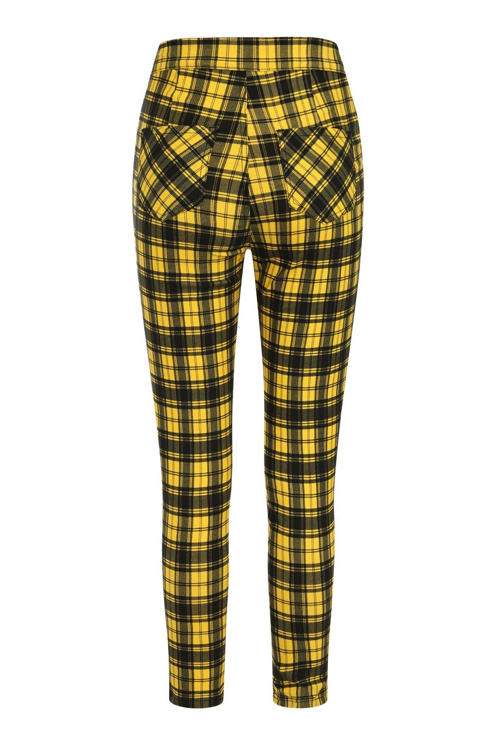 Red Tartan Checked Trousers Slim Plaid Pants (Made in the UK) | eBay