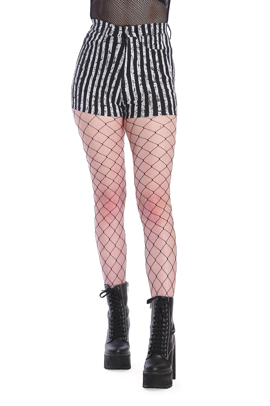 Banned Alternative DISTRESSED WAVES SHORTS