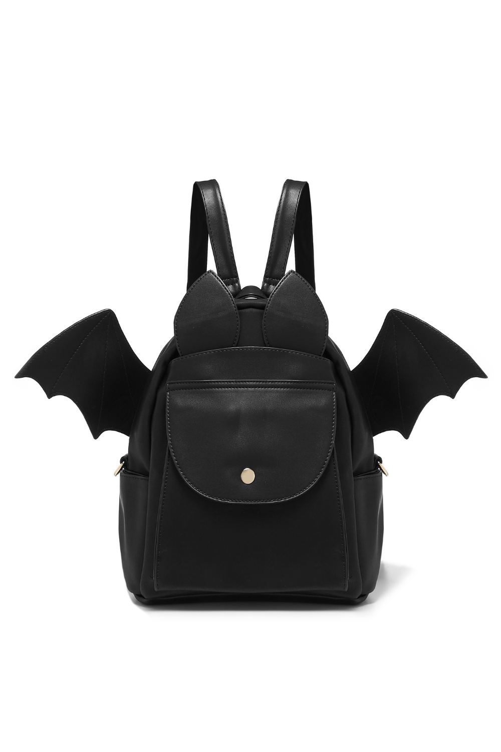Black backpack with bat wings 