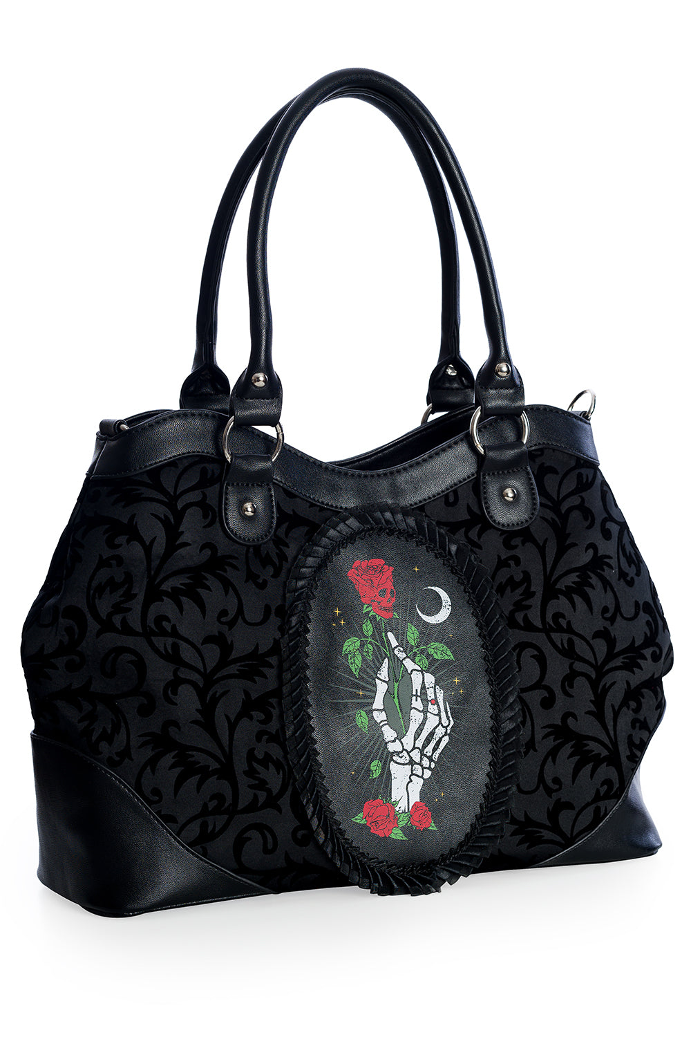 Banned Alternative Ishtar Black Slouch Bag