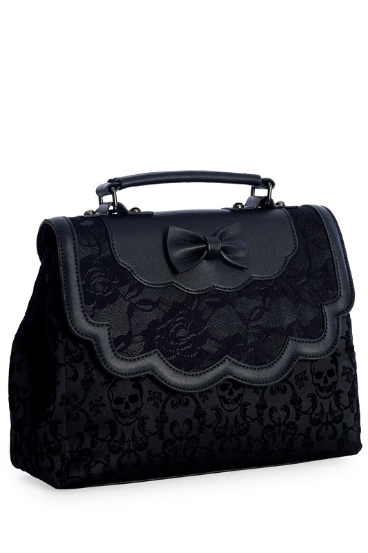 Banned Alternative Scarlet Illusion Victorian Gothic Satchel Bag