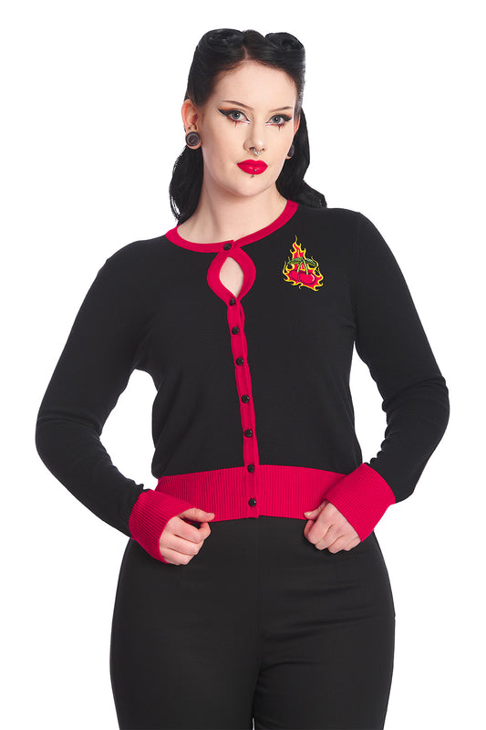 Banned Alternative Cherry Blaze Cardigan