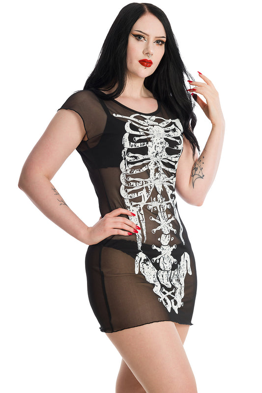 Banned Alternative Killing Curve Sheer Mesh Dress