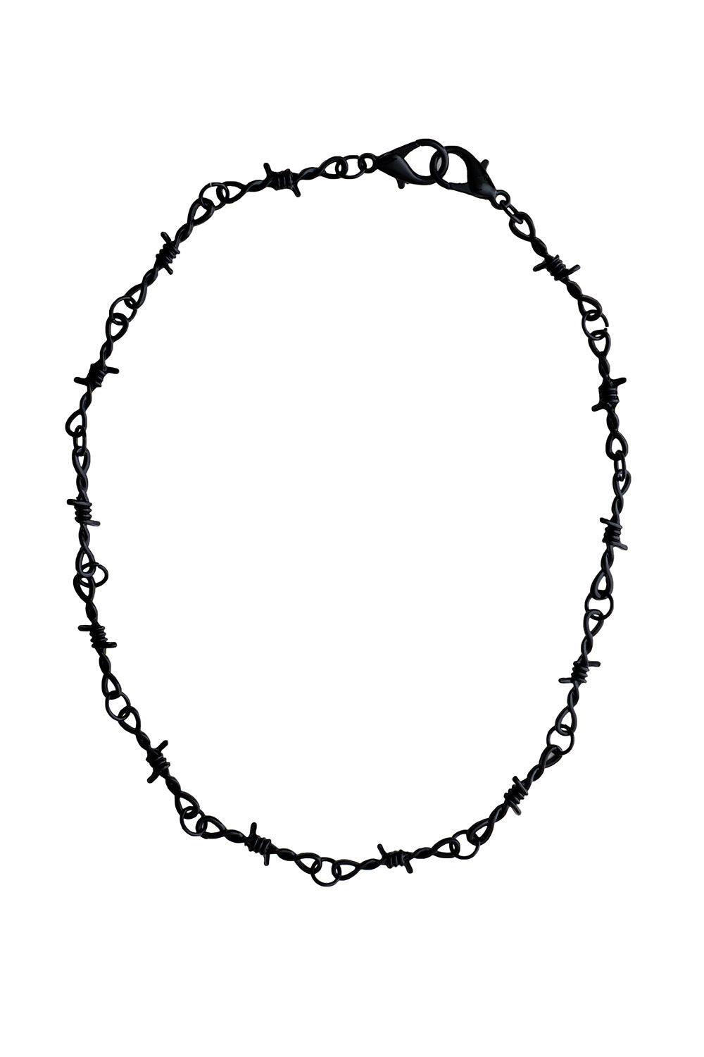 Banned Alternative Nova Barbed Wire Black Neckchain