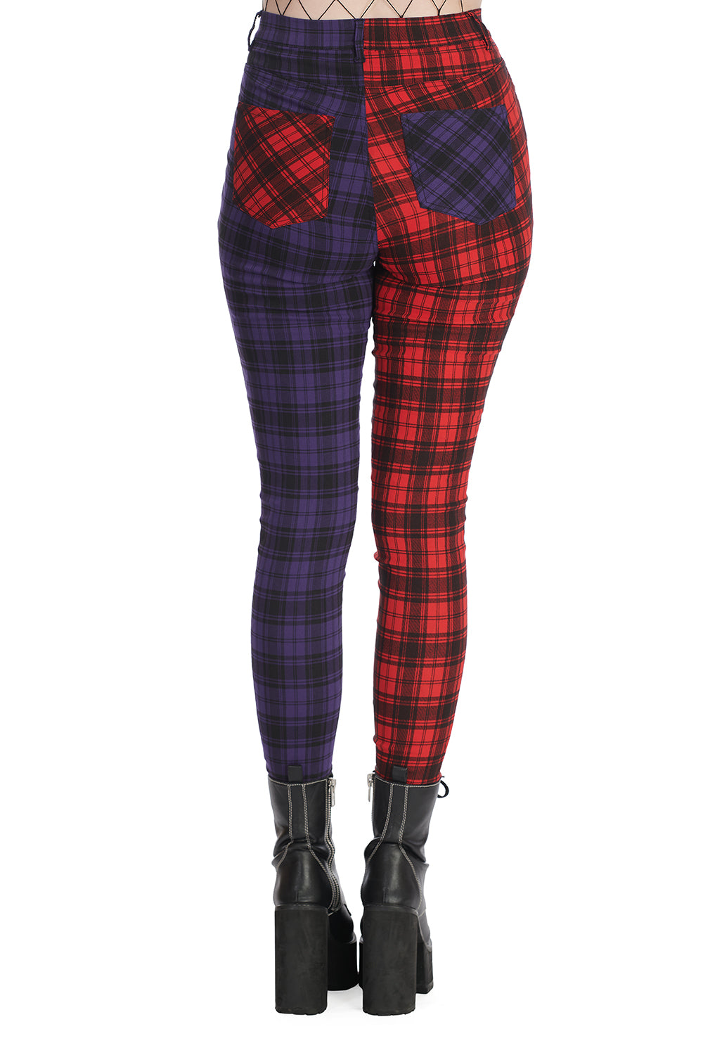 Banned Alternative TARTAN BAILY TROUSERS
