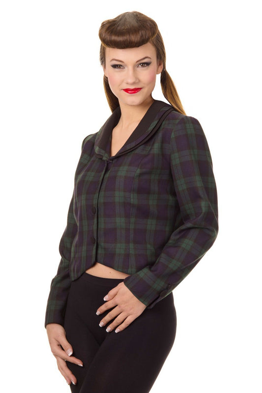 Banned Alternative Vintage Tartan Jacket