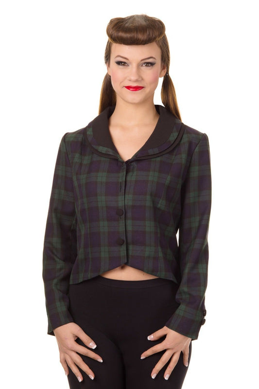 Banned Alternative Vintage Tartan Jacket