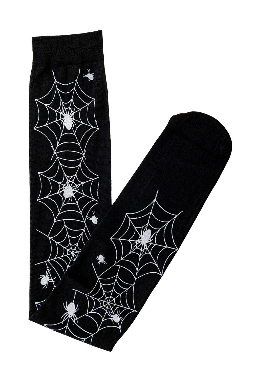 Banned Alternative Spider Web Over The Knee Socks